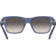 Ray-Ban RJ9287S Wayfarer Nomad Junior Sunglasses - Kids, Transparent Blue Frame, Grey Gradient Lens, 51, RJ9287S-711411-51