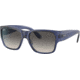 Ray-Ban RJ9287S Wayfarer Nomad Junior Sunglasses - Kids, Transparent Blue Frame, Grey Gradient Lens, 51, RJ9287S-711411-51