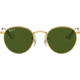 Ray-Ban RJ9547S Round Sunglasses - Kids, Polarized, Legend Gold, Polar Green, 44, RJ9547S-286-2P-44