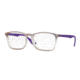 Ray-Ban RX7045F Eyeglass Frames 5600-57 - Violet Gradient/rubber Frame