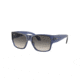 Ray-Ban RJ9287S Wayfarer Nomad Junior Sunglasses - Kid's, Transparent Blue Frame, Grey Gradient Lens, 48, RJ9287S-711411-48