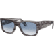 Ray-Ban Wayfarer Nomad RB2187 Sunglasses, Striped Grey, 54, RB2187-13143F-54
