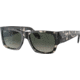 Ray-Ban Wayfarer Nomad RB2187 Sunglasses, Grey Gradient Lenses, Gray Havana, 54, RB2187-133371-54