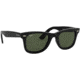 Ray-Ban WAYFARER RB4340 Sunglasses 601-50 - Black Frame, Green Lenses