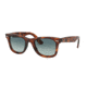 Ray-Ban WAYFARER RB4340 Sunglasses 63973M-50 - Red Havana Frame, Blue Gradient Grey Lenses