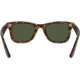 Ray-Ban WAYFARER RB4340 Sunglasses 710-50 - Havana Frame, Green Lenses