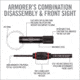 Real Avid 2-in-1 Tool For Glock Disasembly &amp; Front Sight, AVGLOCK21