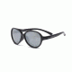 Real Kids Shades Black Aviator Flex Fit Frame with Silver Mirror Lens 2+, Unisex 2SKYBLK