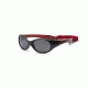 Real Kids Shades Black/Red Double Injection Flex Fit Removable Band Frame with PC Smoke Lens 4+, Boys 4EXPBKRD