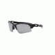 Real Kids Shades Black Sweep Polycarbonate Frame with Blue Mirror Lens 7+, Unisex 7BLZBLK