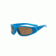 Real Kids Shades Boy's Unbreakable Bolt Sunglasses, Blue/Light Blue Frame with Polarized Brown Lens, Kid 4BOLBLLBP2