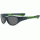 Real Kids Shades Boy's Unbreakable Sunglasses, Graphite/Lime Frame with Smoke Lens, Kid 4DISGRLM