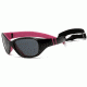 Real Kids Shades Girl's Unbreakable Adventure Sunglasses, Black/Cherry Pink Frame with Smoke Lens, Kid 4ADVBKCP