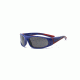 Real Kids Shades Navy/Red Double Injection Flex Fit Frame with PC Smoke Lens 4+, Boys 4BOLNVRD