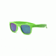 Real Kids Shades Neon Green Square Flex Fit Frame with Green Mirror Lens 2+, Unisex 2SURNGR