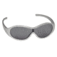 Real Kids Shades 5 - 8 Years Racer Kids Sunglasses - Silver Matte Metallic 58RACERSLV