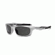 Real Kids Shades Storm Sunglasses, Silver Frame with Polarized Smoke Lens, Young Adult 10STOSLVP2
