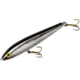Rebel Lures Rebel Jumpin Minnow Topwater Bait, 3 1/2in, 3/8 oz, Floating, Silver/Black, T1001