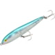 Rebel Lures Rebel Jumpin Minnow Topwater Bait, 4 1/2in, 1/2 oz, Floating, Silver/Blue, T2003S