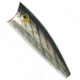 Rebel Lures Rebel P6001 Pop-R Topwater Bait, 2 1/2in, 1/4 oz, Floating, Silver/Black, P6001