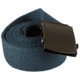 Red Rock Outdoor Gear Cotton Web Belt, 54in, Plated Roller Buckle, Navy w/ Black, 07-513