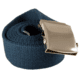 Red Rock Outdoor Gear Cotton Web Belt, 54in, Plated Roller Buckle, Navy w/ Nickel, 07-533