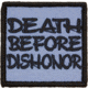 Red Rock Outdoor Gear Morale Patch, Death Before Dishonor, 97-040