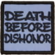 Red Rock Outdoor Gear Morale Patch, Death Before Dishonor, 97-040