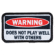 Red Rock Outdoor Gear Morale Patch, Does Not Play Well With Others, 97-104