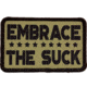 Red Rock Outdoor Gear Morale Patch, Embrace The Suck, 97-020