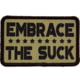 Red Rock Outdoor Gear Morale Patch, Embrace The Suck, 97-020