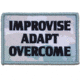 Red Rock Outdoor Gear Morale Patch, Improvise Adapt Overcome, 97-050
