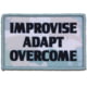 Red Rock Outdoor Gear Morale Patch, Improvise Adapt Overcome, 97-050