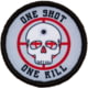Red Rock Outdoor Gear Morale Patch, One Shot One Kill, 97-047