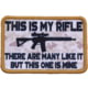 Red Rock Outdoor Gear Morale Patch, This Is My Rifle, 97-041