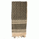 Red Rock Outdoor Gear Shemagh Head Wrap, Khaki/Black, 70-02