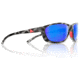 Redfin Polarized Keewaydin Sunglasses, Black Tortoise Frame, Coastal Blue Polarized Lens, One Size, 1902