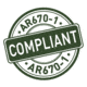 Reebok AR670-1 Compliant Stamp