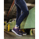 Reebok Fusion Flexweave Athletic Work Shoe - Womens, Wide, Black/Purple, 8, 690774487970
