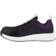 Reebok Fusion Flexweave Athletic Work Shoe - Womens, Wide, Black/Purple, 8, 690774487970