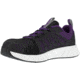 Reebok Fusion Flexweave Athletic Work Shoe - Womens, Wide, Black/Purple, 8, 690774487970