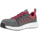 Reebok Fusion Flexweave Athletic Work Shoe - Womens, Medium, Grey/Red, 8.5, 690774487338