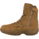 Reebok Mens Rapid Response RB Stealth 8in Boot w/Side Zipper, Coyote, 11.5, RB8850-COYOTE-11.5-MENS-W
