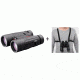 Redfield 10x42mm Rebel Roof Prism Binoculars w/ Bulldog Cases Black Adjustable/Stretching Binocular Harness