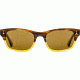 Reptile Sun Agamid Sunglasses, Tortoise Fade Frame, Titanium Gold/Glass Lens, Polarized, AGAGTF