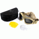 Revision Bullet Ant Tactical Goggles, Tan, Deluxe Kit - Clear, Solar, Yellow Lenses