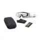 Revision Snowhawk Goggle System Basic Kit, Clear Les, White Frame, 4-0101-0006