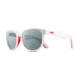 Revo Kash Sunglasses, White/Coral/Grey Frame, Graphite Lens, Polarized, RE 1028 09 GY