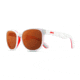Revo Kash Sunglasses, White/Coral/Grey Frame, Open Road Lens, Polarized, RE 1028 09 OR