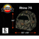 Rhino Blinds 75 Hunting Ground Blind RTE Hunting, Realtree Edge, 60inx60inx66in, R75-RTE
